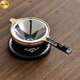 Jun Min's newly upgraded Damascus steel tea drain Kung Fu tea set filter Newly upgraded Seiko shield copper tea drain + fair cup DL