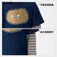 Ma Latin (M.Latin) Ma Latin children's clothing children's shirt 2026 spring new style boys' pattern printed fake two-piece long-sleeved shirt denim blue 100