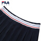 FILA children's clothing short skirt 2026 spring new women's and older children's outdoor sports woolen pleated skirt RD royal blue-NV 165