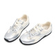 Zihan (ZIHAN) Zihan retro fashionable silver low-top running shoes puppy pendant decoration double shoelace design ballet forrest shoes trendy shoes silver 36