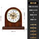 Hanshi (Hense) simple living room table clock bedroom bedside table clock internet celebrity desktop small desk clock wooden clock quartz clock HD543 simple model