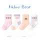 Nido Bear baby socks spring and summer thin cotton socks for boys and girls breathable mesh socks boneless newborn socks S4023B mesh 4 pairs 3-5 years old (suitable for feet 14-16cm)
