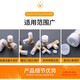 Danyipeng thread protective sleeve plastic pipe cap cover external thread plastic sleeve bolt sleeve screw protection M6 500 pieces inner diameter 5.9mm height 11mm