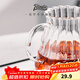Bincoo hand-brewed coffee pot glass vertical pattern sharing pot with lid cloud pot coffee pot