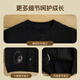 Yantaijia boys' warm sweater cardigan 2025 winter new style children's black knitted sweater versatile children's clothing black 130
