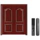 Qigong anti-theft door steel security entrance door residential sliding door with fingerprint password lock QG-JZFDM7300