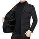 LiLang Shopping Mall's same style men's high-end goose down jacket suit men's new thickened warm casual suit jacket winter black M 170