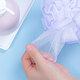 Camellia household PE material is soft, skin-friendly, easy to foam, strong and not easy to fall apart, one purple bath flower