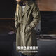Madden workwear American retro 50s trench coat men's British style mid-length military coat lapel cotton jacket men's military green oversize/men's windbreaker 2026 new style/boys handsome style top M