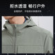 Langden velvet hooded jacket 2025 autumn and winter new windproof outdoor men's casual jacket