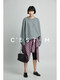 C EST M丨Customized cashmere wool ROW relaxed and lazy large-profile homeless sweater ROW classic gray XS in stock