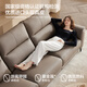 Lezhibao LAZBOY Sunset Boulevard Premium Leather 0 wandrechtes elektrisches Funktionssofa mit Tisch 2,75 m Kaffee 30 Tage