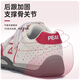 PEAK niche Velcro moral training shoes women's shoes children's sports and leisure white shoes men XEK611010E white/red 35