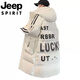 JEEP Jeep International Brand Youth Long Down Jacket Men's Winter 2025 New Loose Warm Thickened Casual Jacket 3668 Black L (120-140Jin Jin is equal to about 0.5 kg)