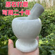 Tuojin Japan imported quality natural marble stone old-fashioned garlic pounder stone mortar household garlic masher garlic press factory straight hair frosted bluestone straight style + stone hammer can be used for twenty years
