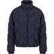 Armani solid color stand collar zipper short long-sleeved down jacket men's navy blue navy blue 3XL 56/XXXL original gift bag
