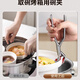 304 stainless steel anti-scalding tongs, steaming vegetable tongs, plate and bowl holder, bowl-taking kitchen artifact, non-slip 304 stainless steel silicone plate lifter