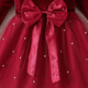 Girls Dresses Autumn and Winter 2025 Autumn Clothes New Children's Clothes Autumn Skirts Children's Sequined Autumn Skirts Princess Skirts Fashionable Red 100 cm 3-4
