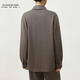GIRDEAR's new old-money tonal fashionable relaxed versatile slim casual shirt 130168 cocoa brown M 3