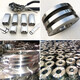 Xu ordered 304 stainless steel cable tie reels with wires, pole hoops, signboards, metal cable tie buckles, marine electricity, 100 20mm tooth buckles (304 material)