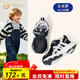 Inbemini children's running shoes 2026 spring new wide last shoes boys mesh sports shoes girls outdoor shoes Earl Black 22 inner length 14.1CM suitable for feet around 13.4CM