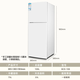 CHIGO small refrigerator mini small household refrigeration and freezing dual-purpose dormitory rental double-door office refrigerator energy-saving subsidy 108L white upgraded model first-class energy efficiency refrigeration and freezing