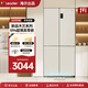 Haier Tongshuai Refrigerator 594mm professional ultra-thin zero-embedded Mulan 518 four-door cross-door EPP ultra-clean system sterilization, odor and five-effect in-one bottom heat dissipation ultra-thin zero-embedded丨EPP ultra-clean system丨please note the delay