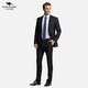 Manya kangaroo suit men's business formal suit men's suit outer version slim fit groomsman groom wedding casual business suit men's single suit 50 175/XL size suitable for 135-145 Jin Jin equals 0.5 kg