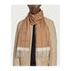 Ferragamo men's scarf warm and windproof thickened winter outdoor shawl business brown one size