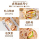 Shantou Lincun sandwich wrapping paper oil-absorbing hamburger paper coated paper air fryer household baking oil paper 38 anti-fog baking paper transparent self-adhesive flat pocket 100 pieces