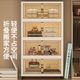 Nafenai Thickened 78CM Folding Storage Cabinet Simple Wardrobe Storage Cabinet Children's Toys Snacks Multi-layer Storage Storage Box 50CM Width Promotional Price Mixed Color Vertical Stripes Five Layers With Universal Wheels/No Installation