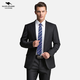 Manya kangaroo suit men's business formal suit men's suit outer version slim fit groomsman groom wedding casual business suit men's single suit 50 175/XL size suitable for 135-145 Jin Jin equals 0.5 kg