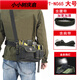 Xiaoxiaoshu electrician cross-body large waist bag high-altitude waist bag canvas electrician bag multi-functional portable tool bag PT-N065 including thick belt and shoulder strap warning light