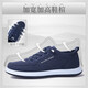 Shiju old Beijing cloth shoes men's shoes 2024 spring and autumn new lace-up versatile canvas shoes men's comfortable lightweight breathable casual shoes blue 38