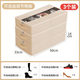 Yusenyi space storage box, home shoe-saving folding shoe cabinet under the bed, college dormitory artifact dust-proof sneaker storage box (beige 3 pieces) 5 partitions can be freely adjusted and stacked. Approximately 1215 pairs of sports shoes 60x33x14cm 60 pcs 60x33x14cm