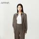 GIRDEAR's new old-money tonal fashionable relaxed versatile slim casual shirt 130168 cocoa brown M 3