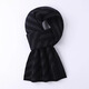 EGW international luxury brand 100% pure wool men's scarf winter 2025 new business warm gift scarf black gray gift box