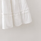 MARC&JANIE Marc Jenny pastoral girl girls pure cotton ruffle skirt 2026 spring new style 560167 off-white - lined 110 (recommended height 101-110cm)