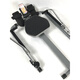 OTHER Backrest Rowing Machine Hydraulic Folding Scull Silent Fitness Equipment with Mobile Phone Holder Scull Enlarged Track + 12-level Hydraulic Resistance Adjustment + Mobile Phone Storage Basket Electronic Watch