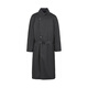 速写男装2026春新品风衣H型宽松立领插肩袖长款9Q1911560 011炭黑 M