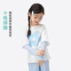 Xiaoyinman children's clothing girls pure cotton T-shirt fake two-piece 26 spring middle and older girls flower printed bottoming shirt off-white 150