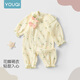 Youqi baby clothes for girls, spring long-sleeved onesies for girls, early spring pre-opening clothes for going out, sweet and versatile rompers