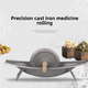 Tuojin German imported quality traditional Chinese medicine grinder medicine grinder household medicine ship old cast iron medicine twisting thread grinder economical mini wooden stick