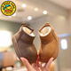 G.duck little yellow duck children's fashion snow boots for baby girls, plus velvet and thickening, winter soft-soled cotton shoes for boys, cold-resistant boots 1, brown, velvet and thickening, warm and cold-resistant 24, inner length 15cm