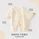 JOYNCLEON newborn baby jumpsuit winter quilted butterfly clothing baby close-fitting warm robe infant crawling clothing light mist purple 59cm 1-3 months recommended weight 3.5-6.9kg