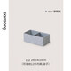 Tianzong Underwear Storage Box Drawer Divider Organizing Box Bra Socks Storage Artifact Underwear Box star-Dawn Gray S can store 12 pieces of underwear_socks 28*14*10cm