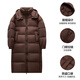 Yalu High Filled Down 288g 2025 Winter New Heat Storage Down Jacket Men's Over-the-Knee Large Quilt Warm Extreme Cold Jacket Black S Recommended 80-100Jin Jin is equal to 0.5 kg