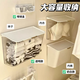 Yusenyi sock storage box wall-mounted underwear storage artifact hanging home dormitory wardrobe clothing storage rack cream style wall-mounted storage box x transparent free adhesive backing