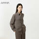GIRDEAR's new old-money tonal fashionable relaxed versatile slim casual shirt 130168 cocoa brown M 3