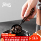 Bincoo coffee spoon long handle short handle walnut coffee powder measuring spoon 304 stainless steel coffee beans special gram spoon